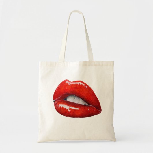 Red Lips Tote Bag (Voorkant)