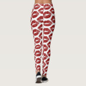 Red Lips Valentijn Day Leggings (Achterkant)