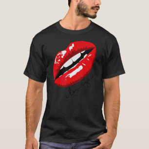 Red Lips waar ik van hou T-shirt