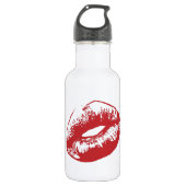 Red Lips Waterfles (Voorkant)