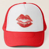 Red Lipstick Kiss Lips Pet (Voorkant)