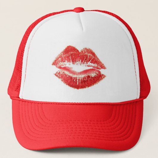 Red Lipstick Kiss Lips Pet (Voorkant)