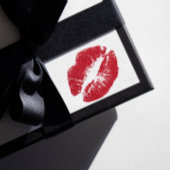 Red Lipstick Kiss Lips Valentijn Day Custom Cut Sticker