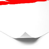 Red Lipstick Kiss Poster (Hoek)