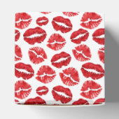 Red Lipstick Kisses | VALENTIJN Bedankdoosjes (Bovenkant)