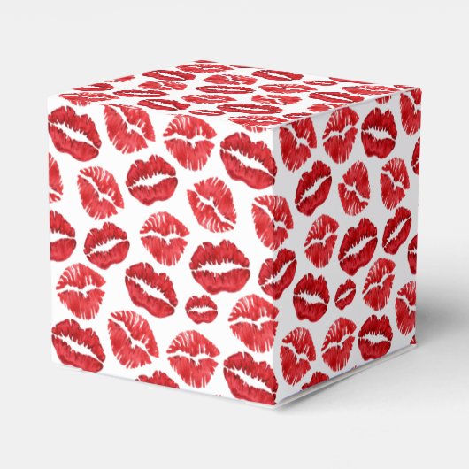 Red Lipstick Kisses | VALENTIJN Bedankdoosjes (Achterkant)