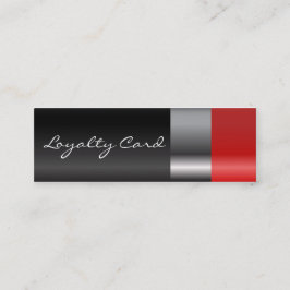 Red lipstick Loyalty-kaart Klantenkaartje