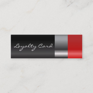 Red lipstick Loyalty-kaart Klantenkaartje