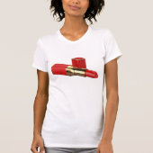 Red Lipstick Makeup Womens T-Shirt (Voorkant)
