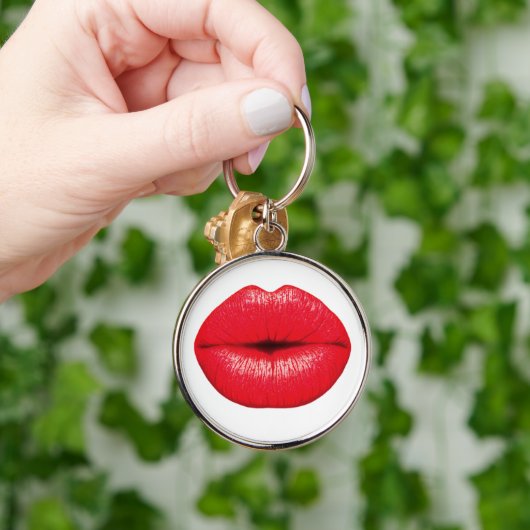 Red Lipstick - Marilyn Monroe Style Sleutelhanger (Hand)