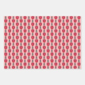 Red Lipstick Nail Pools Makeup Artist Cosmetics Inpakpapier Vel (Voorkant 3)