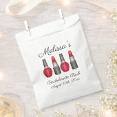 Red Lipstick Nail Poolse Makeup Bachelorette Bedankzakje (Geknipt)