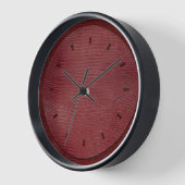 Red Lizard Leather Print (Hoek)