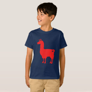 Red Llama Kinder T-Shirt