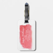 Red Loafers Shoe Art Bagagelabel (Achterkant verticaal)