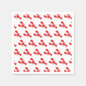 Red Lobster Bake Coastal Beach Ocean Modern Fun Servet (Voorkant)