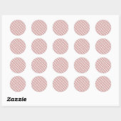 Red Lobster Beeldontwerp Ronde Sticker (Vel)