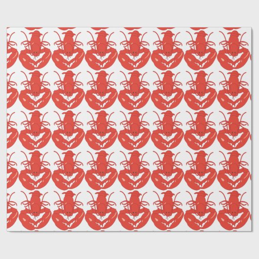 Red Lobster Cadeaupapier (Vlak)