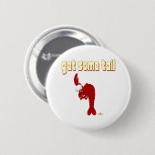 Red Lobster Chef Get Some Tail Ronde Button 5,7 Cm (Voorkant /achterkant)