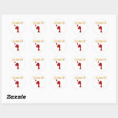 Red Lobster Chef Get Some Tail Ronde Sticker (Vel)