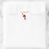 Red Lobster Chef Get Some Tail Ronde Sticker (Tas)