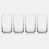 Red Lobster Coastal Beach Ocean Maine Fun Blikvorm Glas (Links)