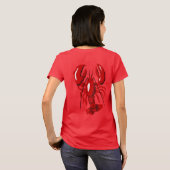 Red Lobster Dames Petite T-shirt (Achterkant volledig)