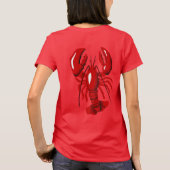 Red Lobster Dames Petite T-shirt (Achterkant)