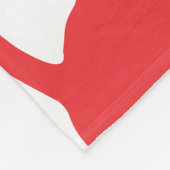 Red Lobster Fleece Deken (Hoek)