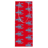 Red Lobster Ginger Jars Jar Wedding Wijn Cadeautas (Achterkant)