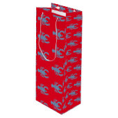 Red Lobster Ginger Jars Jar Wedding Wijn Cadeautas (Voorkant Gekanteld)