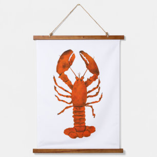 Red Lobster Hangend Wandkleed