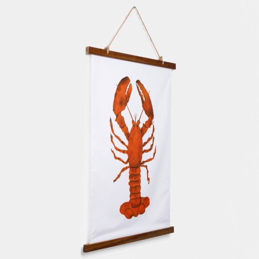 Red Lobster Hangend Wandkleed (Gebogen)