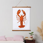 Red Lobster Hangend Wandkleed (Slaapkamer)