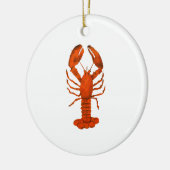 Red Lobster Keramisch Ornament (Links)