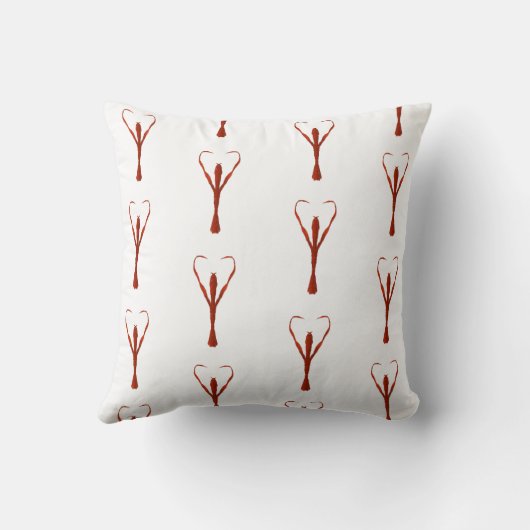 Red Lobster Kussen (Achterkant)