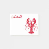 Red Lobster Lobah Maine New England Coast Post-it® Notes (Voorkant)