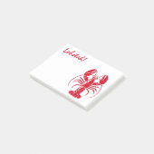Red Lobster Lobah Maine New England Coast Post-it® Notes (Schuin)