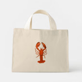 Red Lobster Mini Tote Bag (Achterkant)