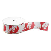 Red Lobster Modern Coastal Travel Fun Grosgrain Lint (Spoel)