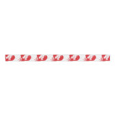 Red Lobster Moderne Kustreis Pret Grosgrain Lint (Voorkant)