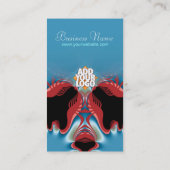 Red Lobster New age Art Visitekaartje (Achterkant)