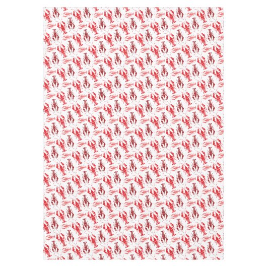 Red Lobster New England Lobster Bake Retro Tafelkleed (Voorkant)