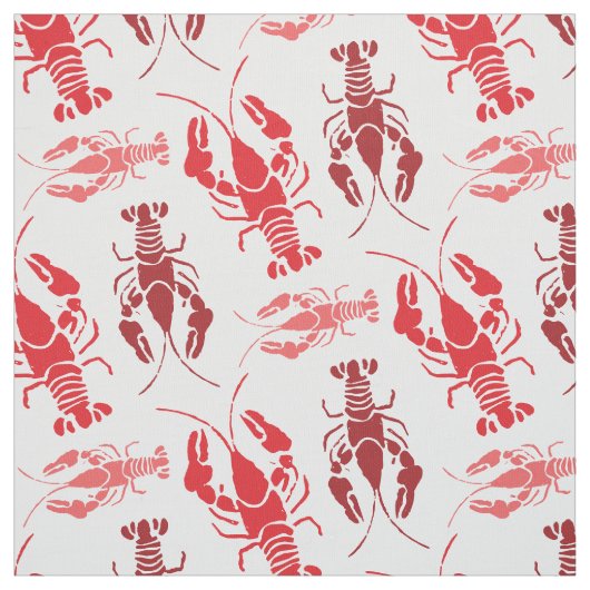 Red Lobster New England Lobster Dinner Stof (Swatch)
