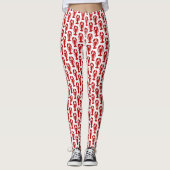 Red Lobster Pattern Leggings (Voorkant)