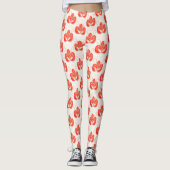 Red Lobster Pattern Leggings (Voorkant)