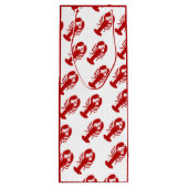 Red Lobster Pattern Wine Gift Bag Wijn Cadeautas (Achterkant)