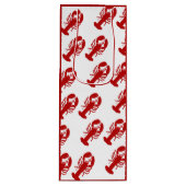 Red Lobster Pattern Wine Gift Bag Wijn Cadeautas (Voorkant)