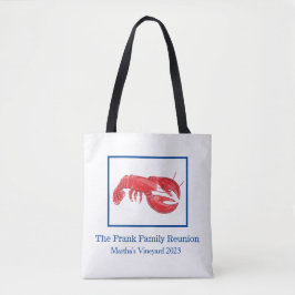 Red Lobster persoonlijke gezinshereniging Tote Bag
