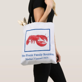 Red Lobster persoonlijke gezinshereniging Tote Bag